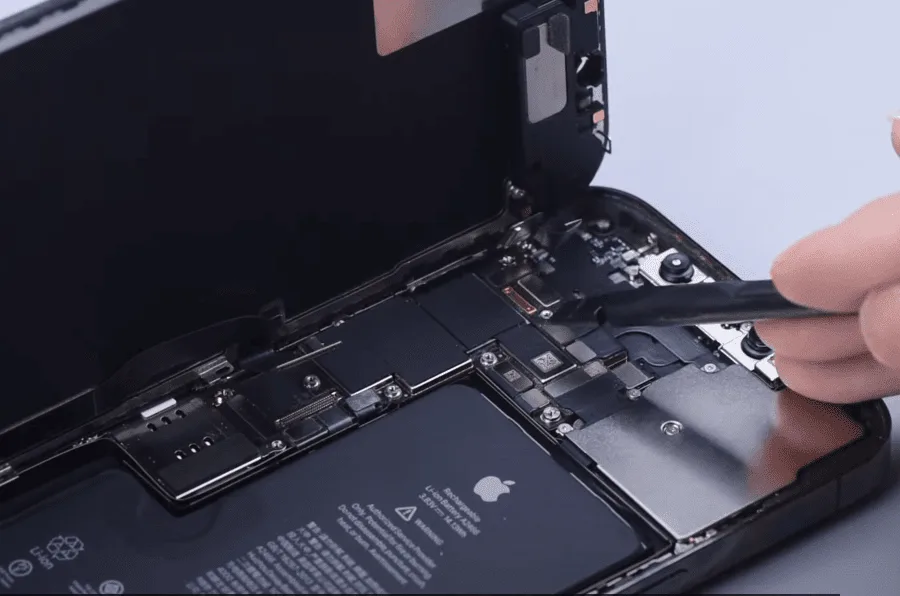 how fix iphone 12 pro max touch not working disconnect the flex cables