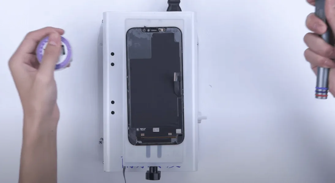 how fix iphone 12 pro max touch not working remove the glass cover with