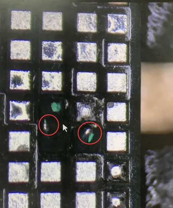 réparation des coussinets manquants de l'iphone 12
