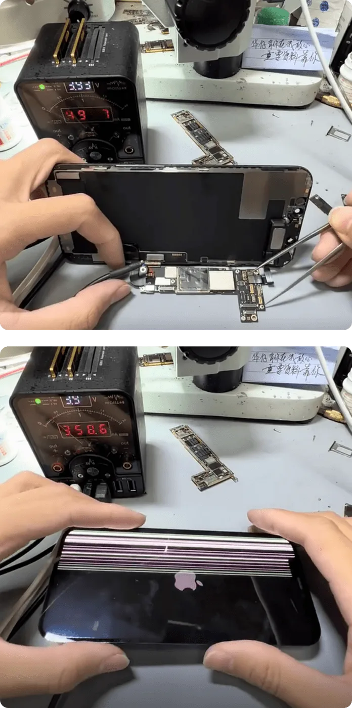 comment réparer l'iphone 12 qui ne démarre pas après un accident de voiture how perform iphone 12 no boot repair car crash damage solder back l4200