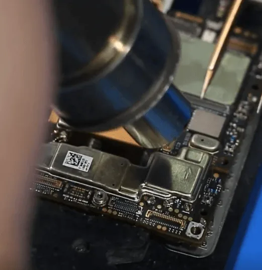 how repair huawei mate 40 pro hard drop reball the two layers of