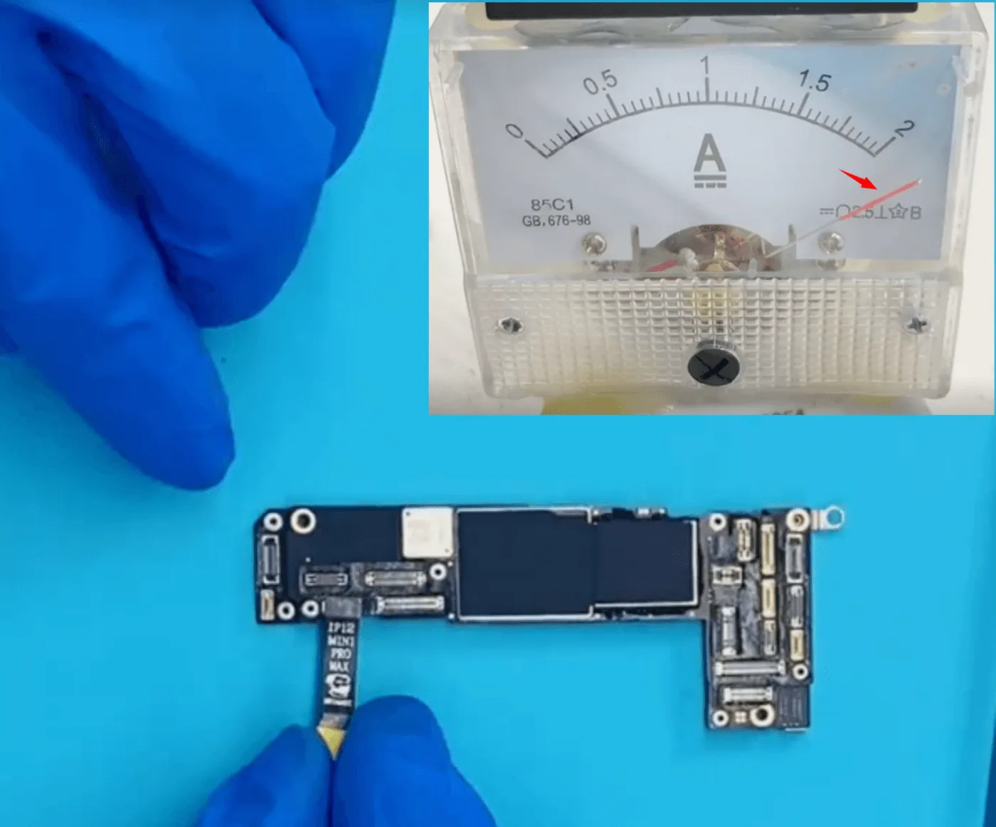 how repair iphone 12 pro water damage step motherboard fix large current