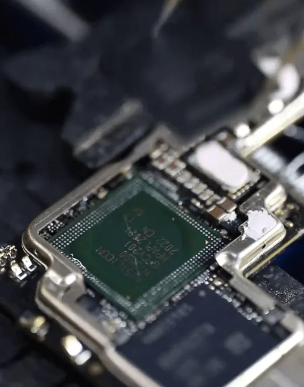 huawei mate 30 crack halves damage repair solder back the cpu