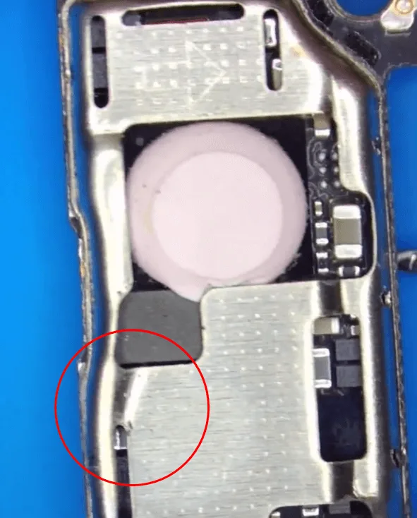 huawei mate 30 crack halves damage repair the shielding cover on pmu ic