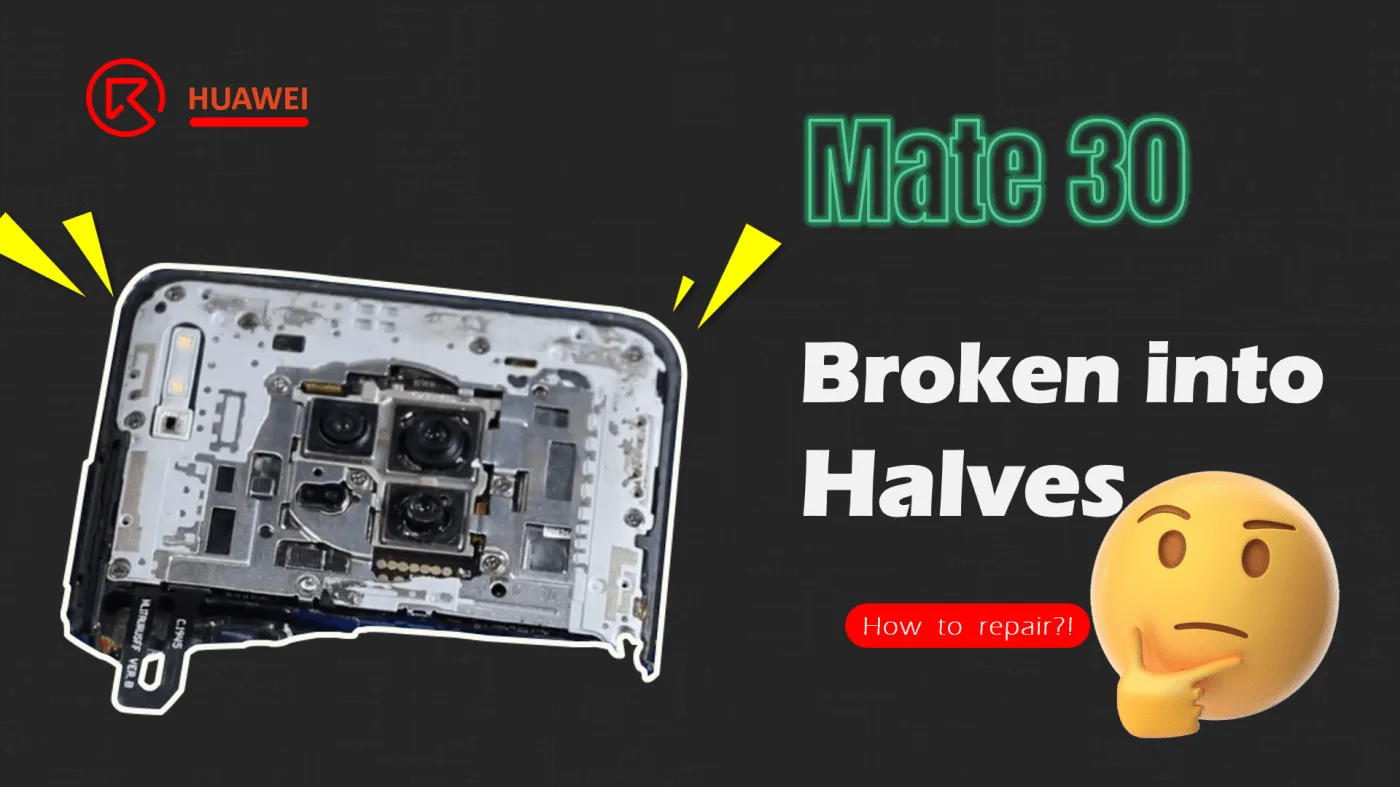 HUAWEI Mate 30 Riss in Hälften Schaden Reparatur