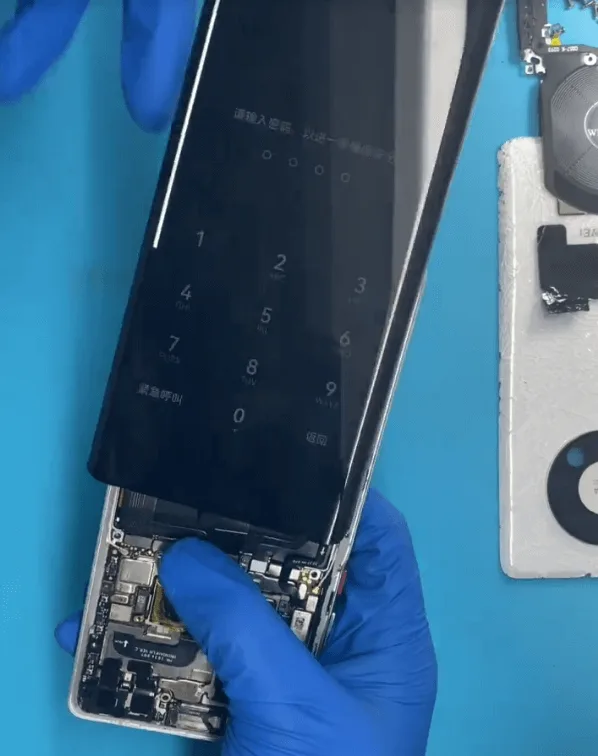 huawei mate 40 pro no display caused drop damage can enter into system