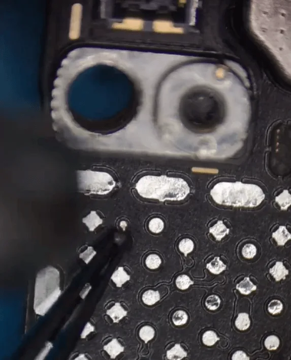huawei mate 40 pro no display caused drop damage solder tin balls to