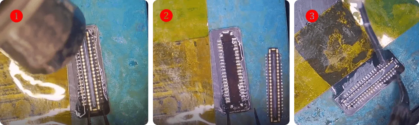 huawei mate 40 pro water damage repair deal with the connector on little