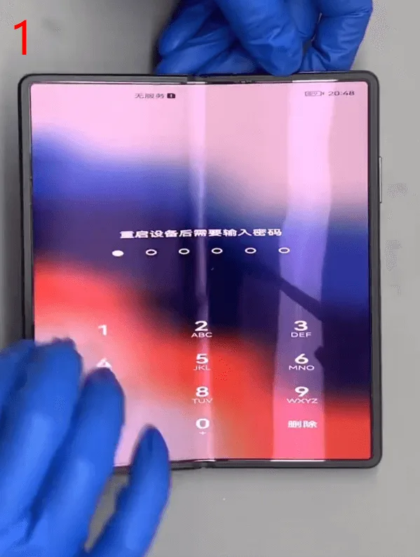 huawei mate x2 seawater damage repair fatter and wider display