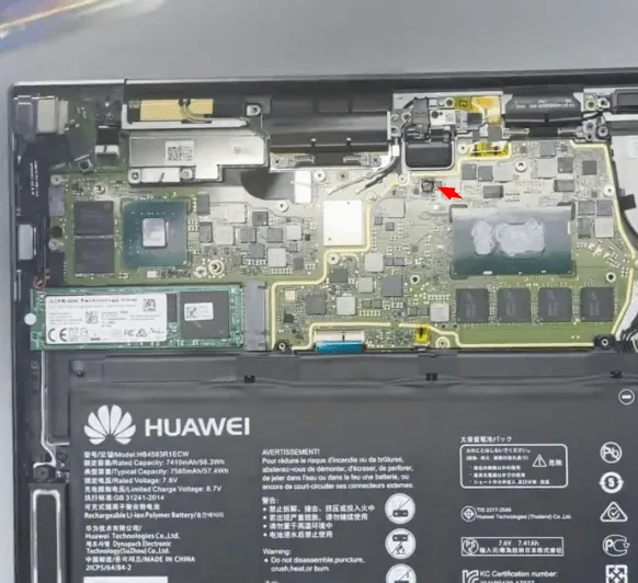 huawei matebook pro stops working during normal use we can see the