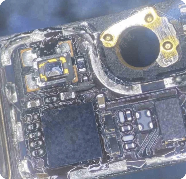huawei p40 repair cases sharing crystal oscillator