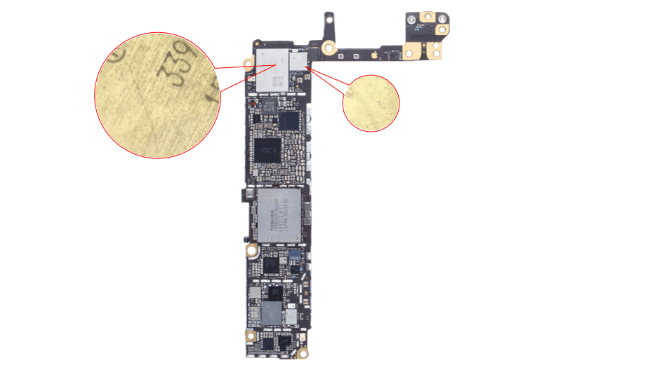 Reparación de iPhone 6s dañado por caída y no puede arrancar