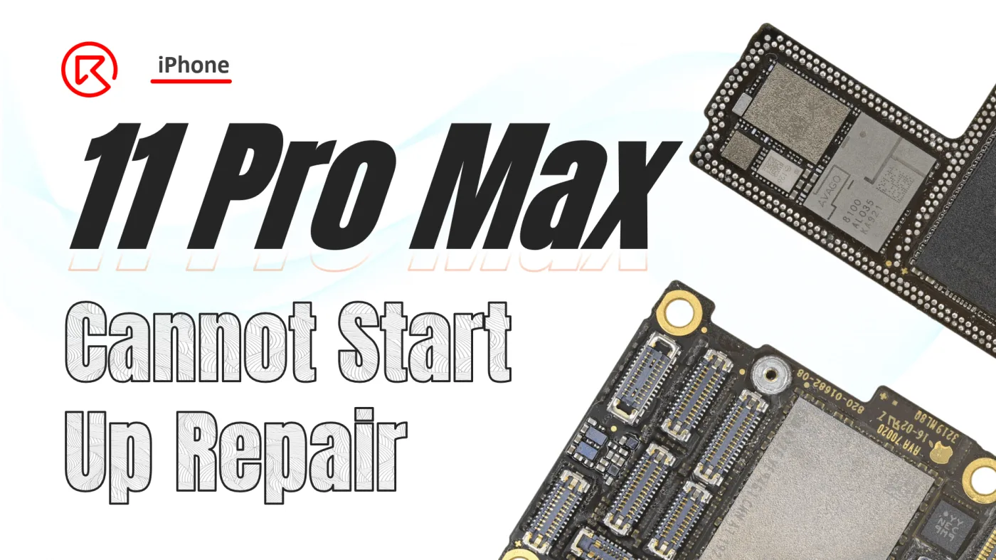 iPhone 11 Pro Max Schwarzer Bildschirm und kein Boot Problem Reparatur