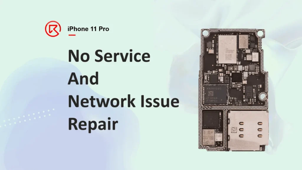 Réparation du problème d'absence de service et de réseau de l'iPhone 11 Pro