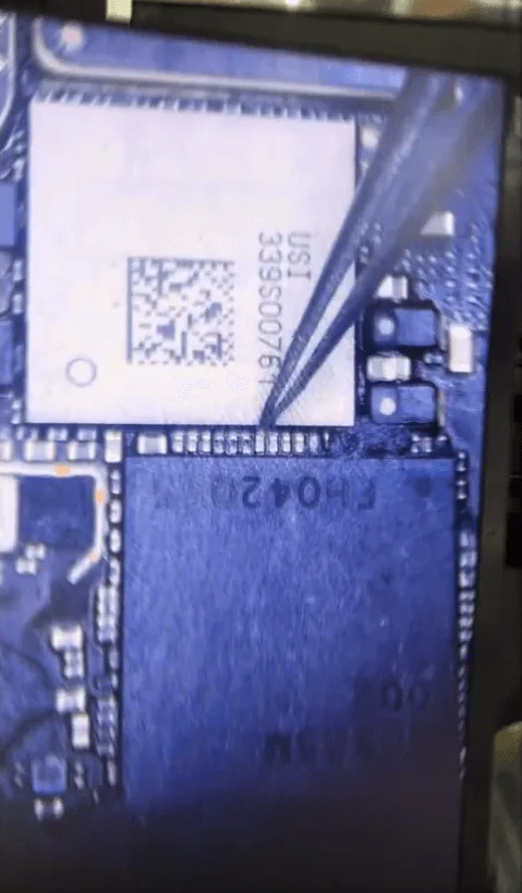iphone 12 flash wi fi baseband repair resolving complex motherboard 5