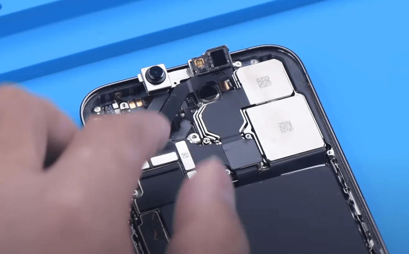 iphone 13 pro face id not available repair iphone 13 pro face id not available repair connect the flex cable on