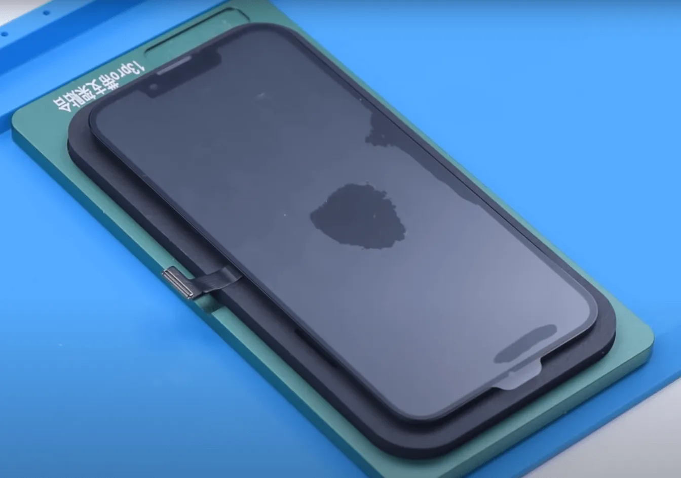 iphone 13 pro reemplazo de vidrio frontal iphone 13 pro front glass replacement put the display on laminating mold