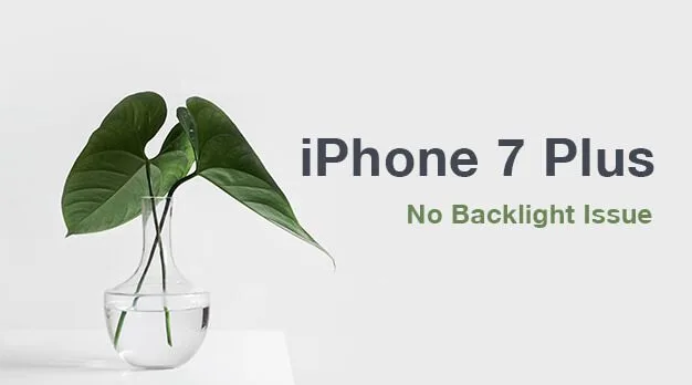 iPhone 7 Plus No Backlight Issue