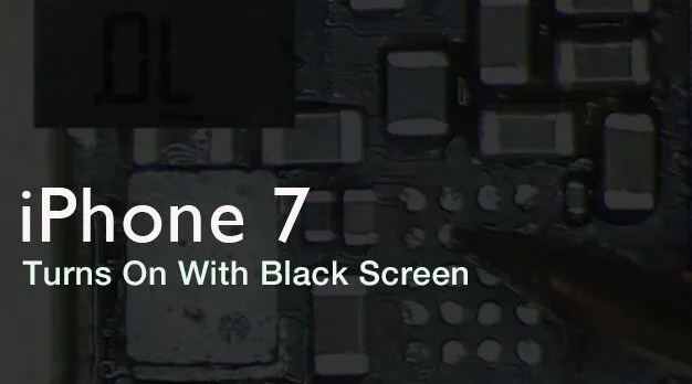 iPhone 7 Turns On With Black Screen