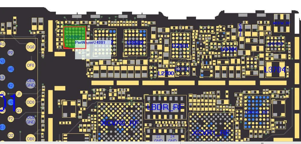 iPhone 7 ne démarre pas avec une valeur actuelle de 200 mA schéma bitmap
