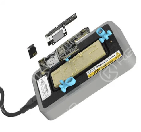 iphone can not boot caused boost capacitor damage heating platform