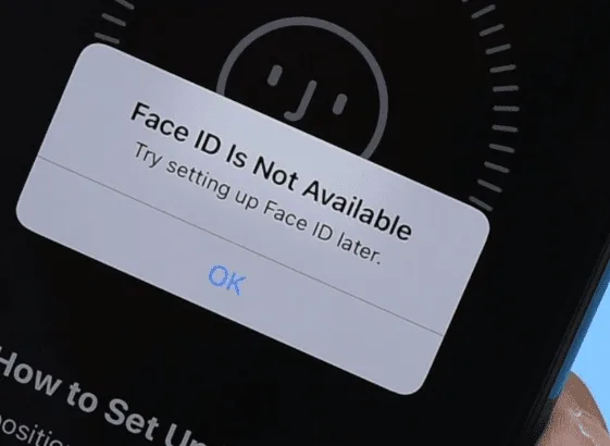 iPhone X Face ID ist nicht verfügbar