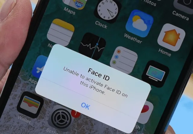 iPhone X Face ID ist nicht verfügbar