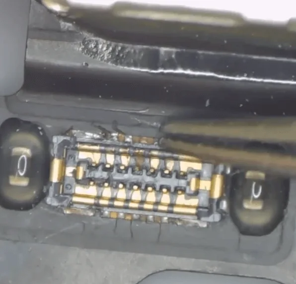 iphone x flüssigkeitsschaden reparaturprozess teilen iphone x vibrator anschluss
