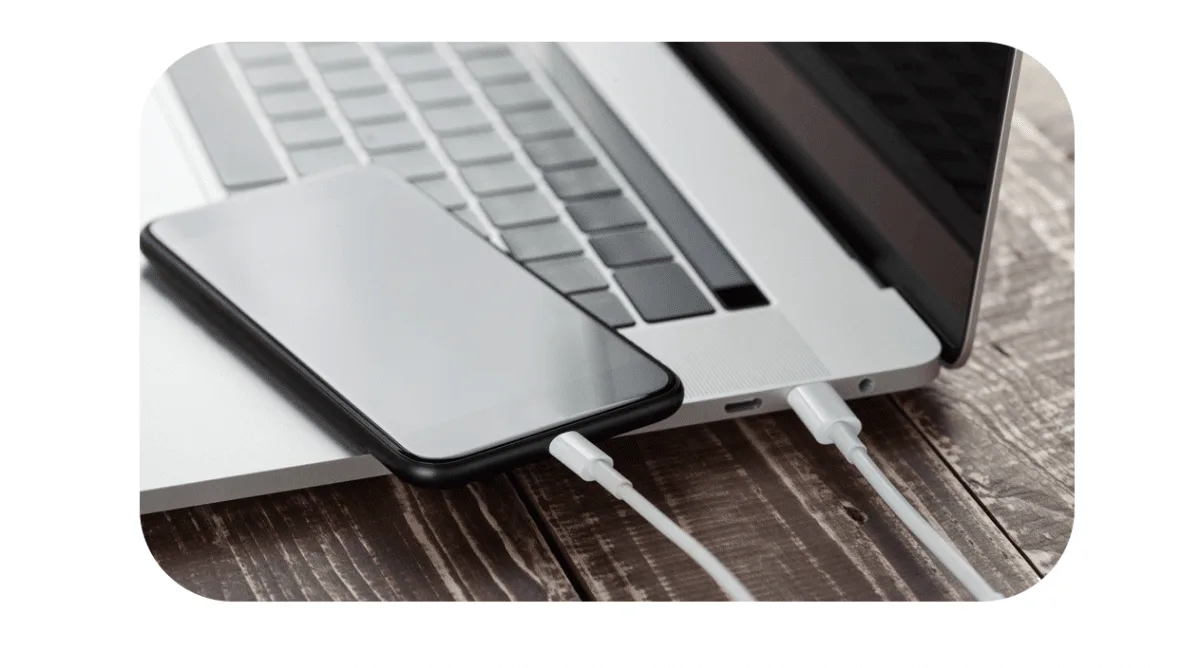 charge via computer