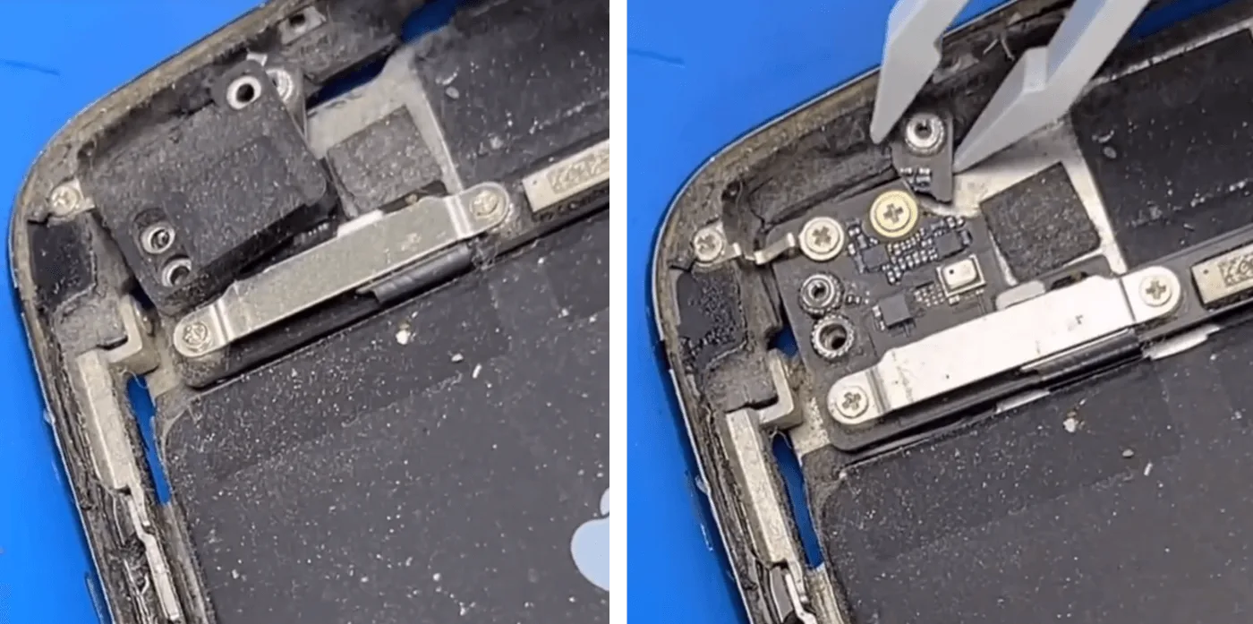iphone plus motherboard repair how we fixed cracked pcb wi fi issues 3