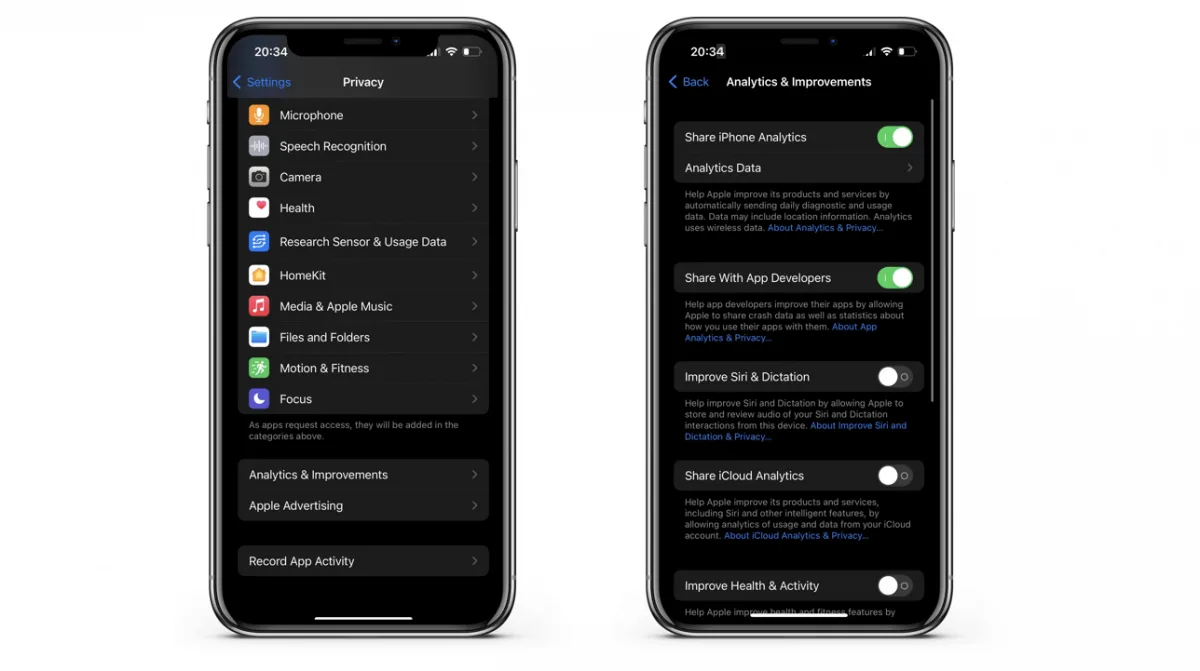 Análisis del registro de reinicios del iPhone