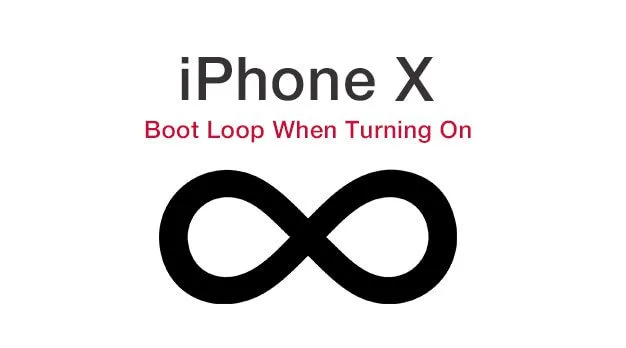 Boucle de démarrage de l'iPhone X à l'allumage