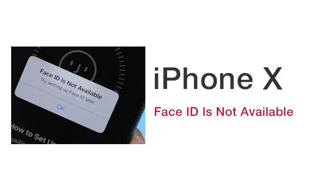 El Face ID del iPhone X no está disponible