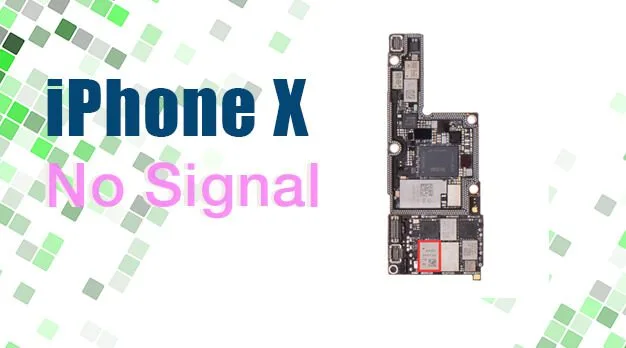 Réparation du problème d'absence de signal sur l'iPhone X