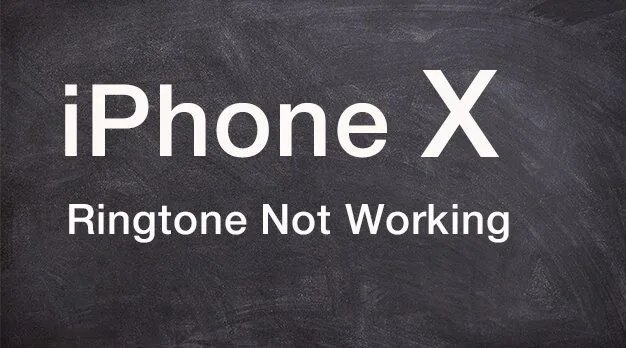 Suoneria iPhone X non funzionante