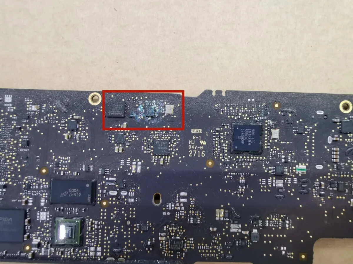 macbook a1466 2016 version can not be turned on 2