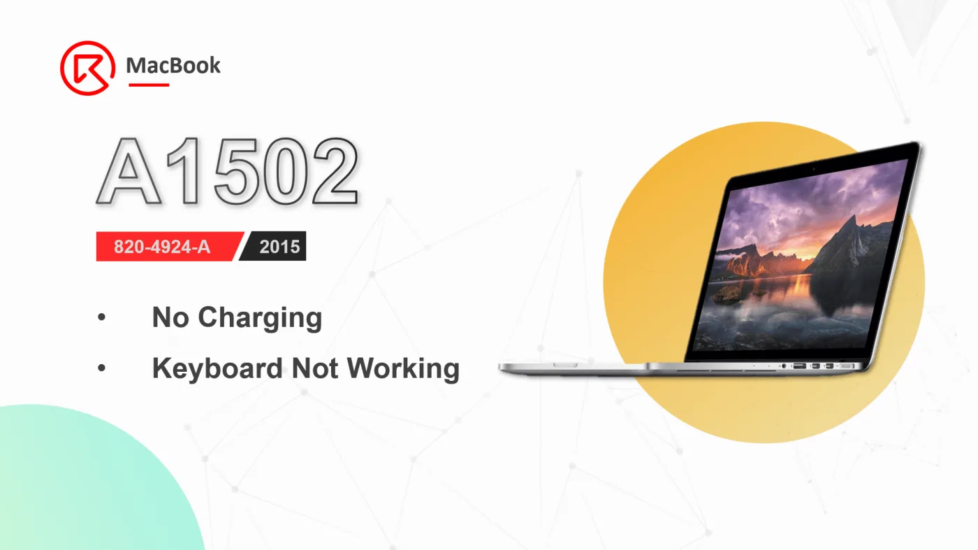 MacBook A1502 non carica e la tastiera non funziona riparazione
