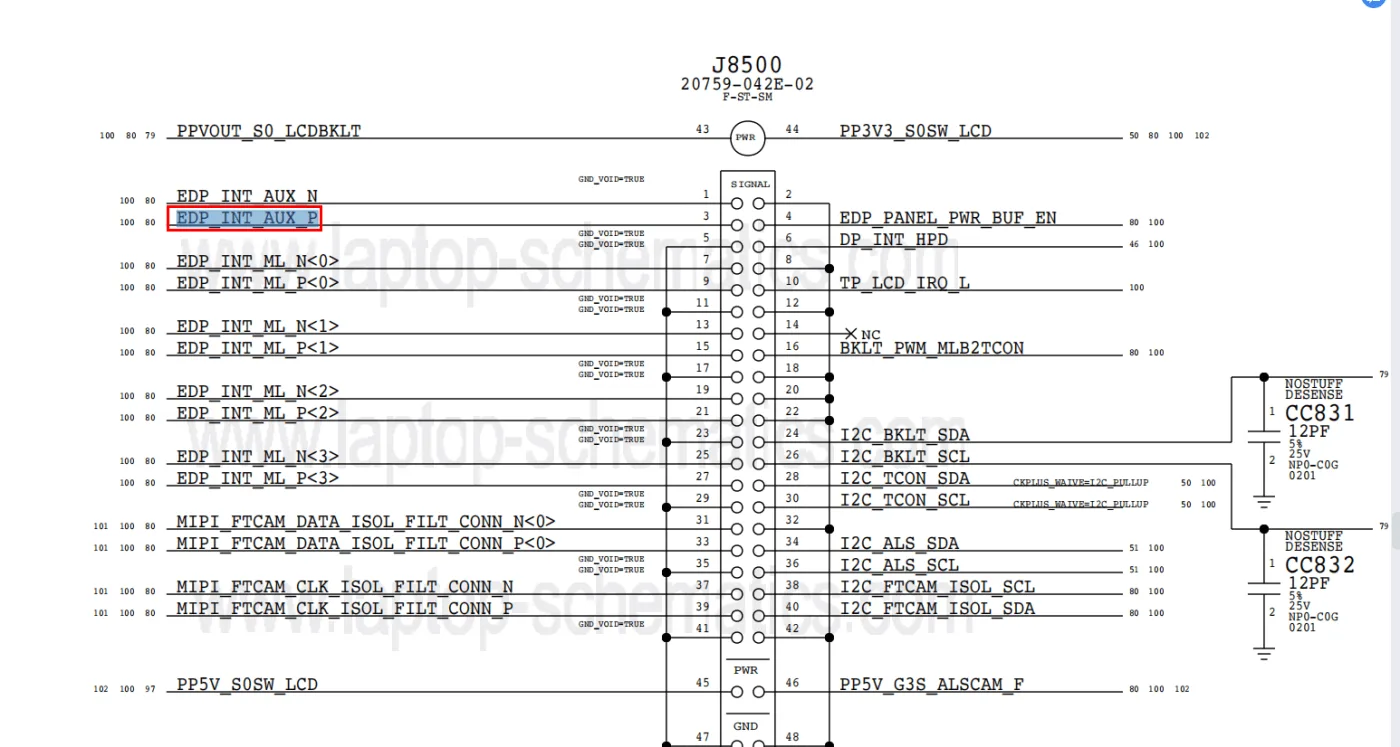 macbook a1989 no puede arrancar problema reparacion macbook a1989 cannot boot issue repair edp int aux is shorted