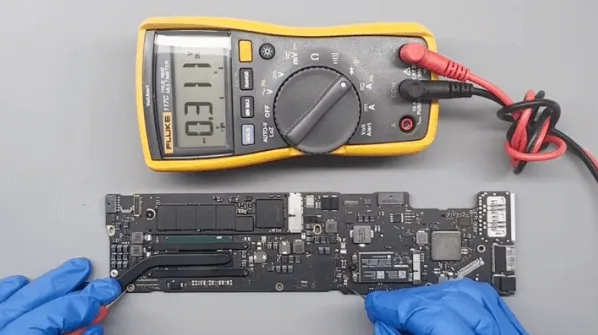 macbook air a1466 not charging issue repair macbook air a1466 not charging issue repair measure all the diode values