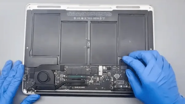 macbook air a1466 not charging issue repair macbook air a1466 not charging issue repair the motherboard also looks