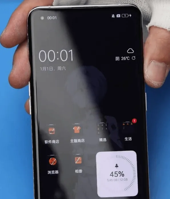 oppo find x3 pro black screen while gaming the phone was