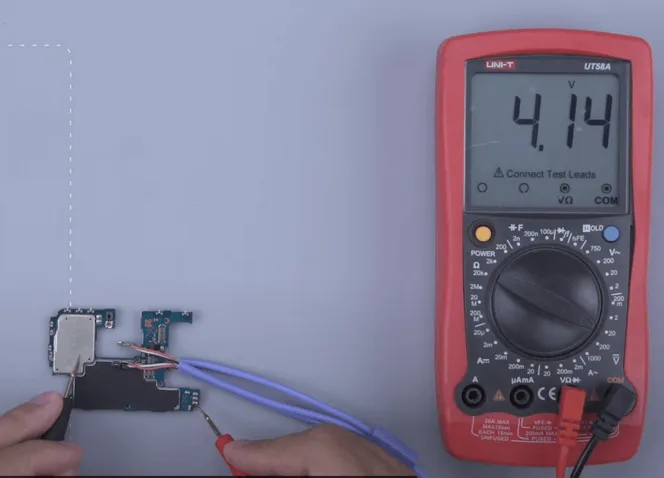samsung a53 won turn repair the voltage value is normal