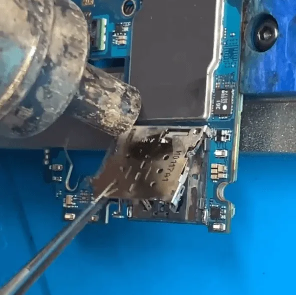 samsung flip no signal cannot be activated repair remove the shieding