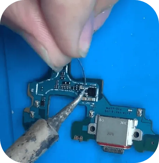 samsung s10 plus not charging issue repair jump wire on the seconds