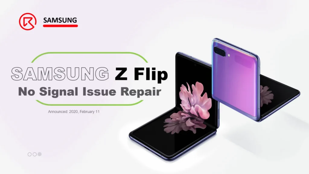 samsung z flip pas de signal et ne peut pas être activé réparation SAMSUNG Z Flip No Signal and Cannot Be Activated Repair (Réparation de l'absence de signal et de l'impossibilité d'activation)