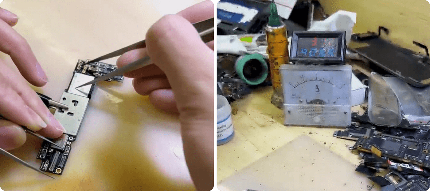 Comment réparer un iphone 13 qui ne s'allume pas ? le courant du sabot est normal