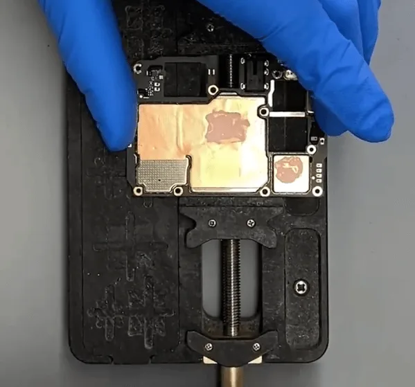 use vivo t1 rain won turn place it on the pcb holder