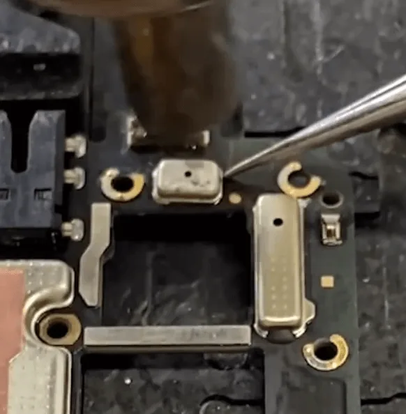 use vivo t1 rain won turn solder back the shield