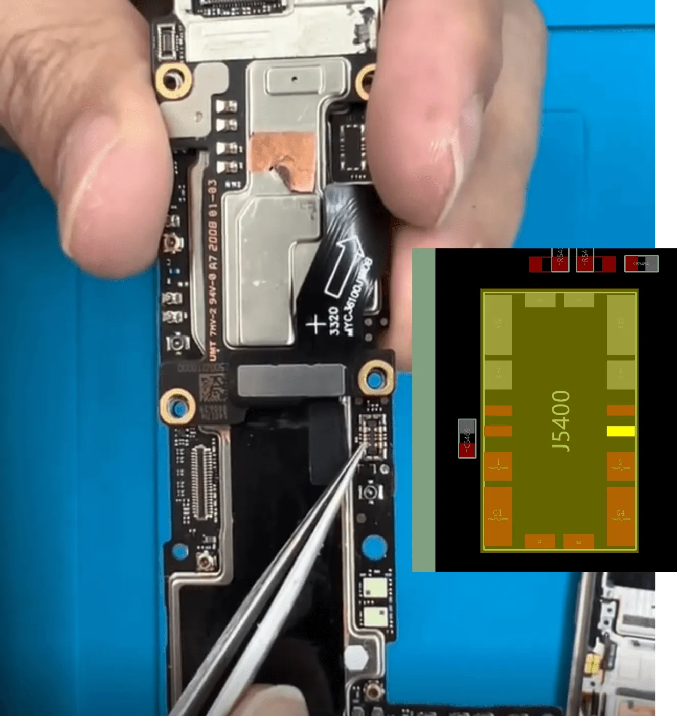 xiaomi 10 cannot boot screen replacement measure the diode value on