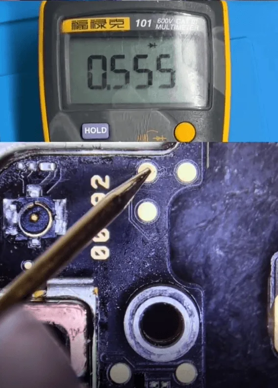 xiaomi 10 cannot boot screen replacement the diode value of test point